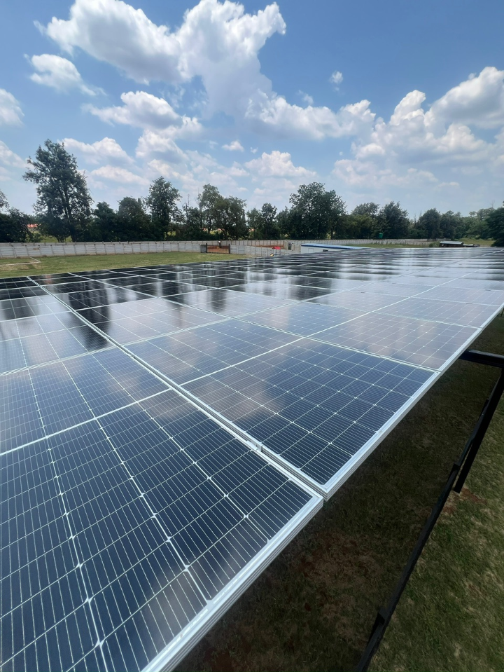 Ground-mount solar array